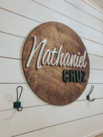 Stained NURSERY SIGN