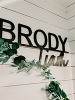 Nursery Name cutout