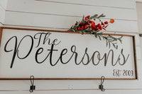 Last Name Sign 16x48