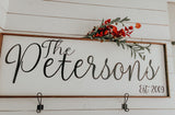 Last Name Sign 16x48