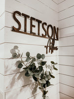 Nursery Name cutout